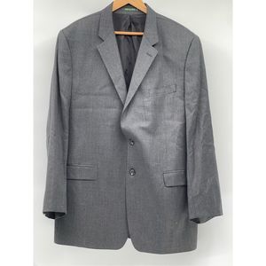 Lauren Ralph Lauren Sport Coat Blazer Wool Men Size 48 Long 48L Gray Suit Jacket